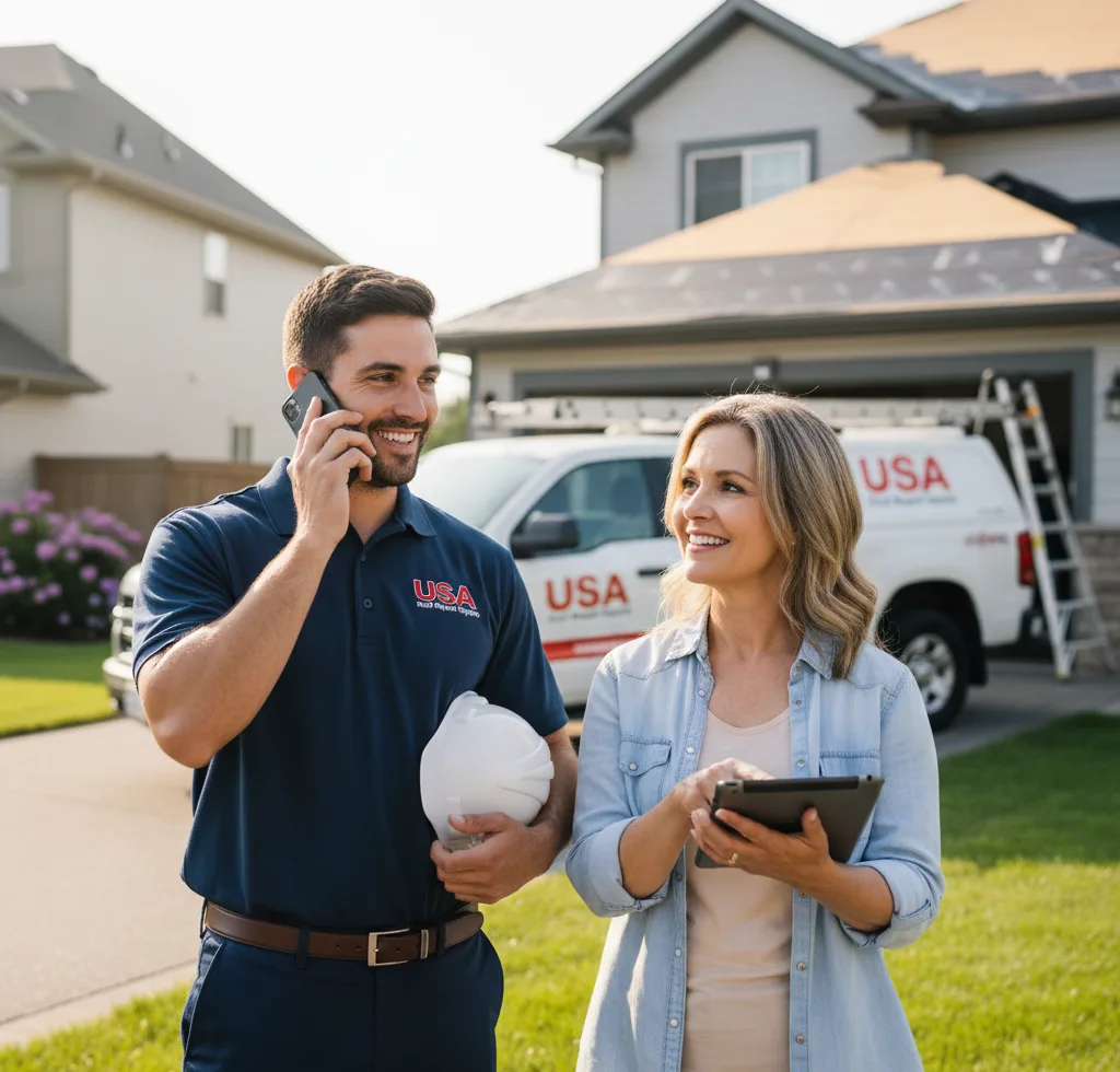 USA Roof Repair Experts customer support in Sansom Park